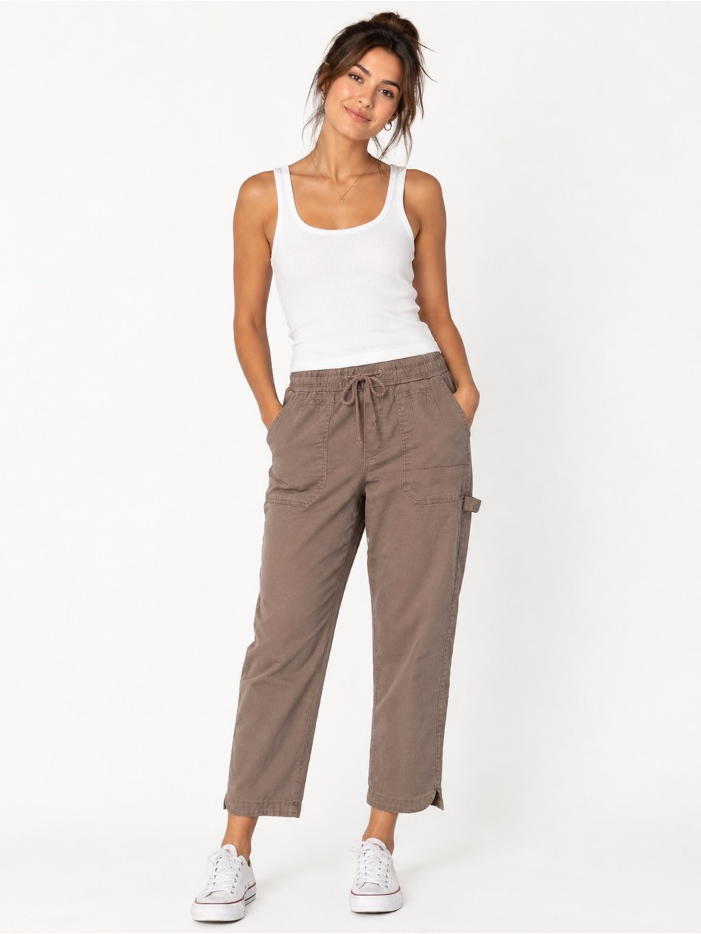 Democracy - 2 pack - Women's Drawstring Utility Pants - size 14